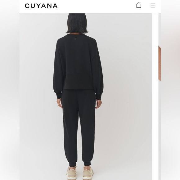 Terry Balloon Sleeve Sweatshirt and jogger - Picture 2 of 8